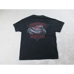 VINTAGE Orange County Choppers Shirt Mens Large Black Motorcycle Biker USA*